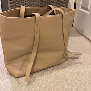 Beautiful nude tote bag. Never used.